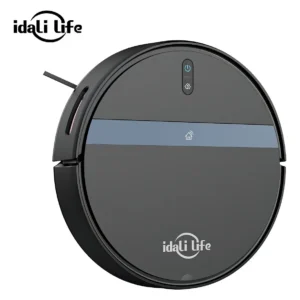 Robô Aspirador Idali Life DF-ILRO066 Preto com Aplicativo e Sensor Antiquedas - Imagem 1