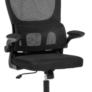 Cadeira Escritório Presidente Ergonômica NR17 Marqs Home Arcanis Preta com Apoio Lombar e Encosto Mesh Premium - Imagem 4