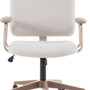 Cadeira Office Chicago Bege E Rosé Westwing Collection - Imagem 3