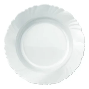 Aparelho De Jantar Pétala 24 Peças Duralex Opaline Cor Branco Liso - Imagem 3