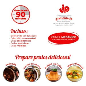 Panela De Pressão Elétrica Kian 4l Inox Acessórios Cor Prateado Frequência 50 Hz X 60 Hz - Imagem 6