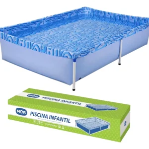 Piscina Retangular Pequena 1000 Litros Portátil - Mor - Imagem 1