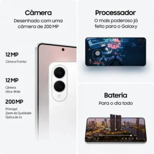 Celular Samsung Galaxy S25 Edge 5g, 512gb, 12gb Ram, Câmera Dupla De Até 200mp, Tela Grande De 6.7 - Titânio Jetblack - Imagem 5