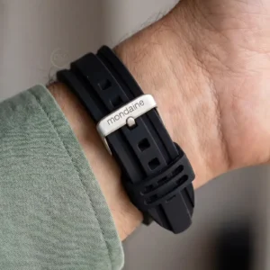 Relógio Mondaine Masculino De Pulso Analógico Quartzo Pulseira Silicone Confortável Preto Prata Prova D'água 50 Metros - Imagem 8