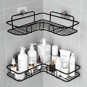 Kit 4 Suporte De Banheiro Alto Adesivo De Parede Aramado Pr - Imagem 4