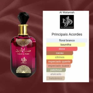 Perfume Arabe Feminino Al Wataniah Sabah Al Ward Edp 100ml - Imagem 6