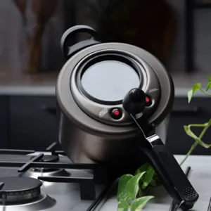 Panela De Pressão 4,5l Com Visor Antiaderente Mta - Imagem 3