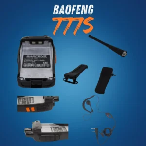 Kit Par 2 Radio Baofeng 777s Walk Talk Comunicador 16 Canais - Imagem 4