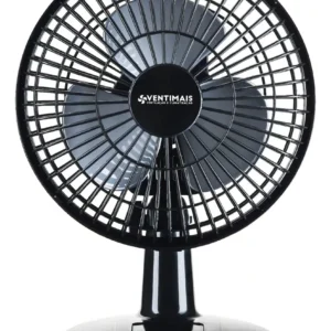 Ventilador Mini Turbo 20cm Preto/prata Ventimais 20 Cm 60 Preto Prata Plástico 3 - Imagem 1