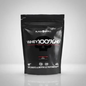 Whey 100% Hd Refil Black Skull - 900g (wpc, Wpi E Wph) Sabor Morango - Imagem 6