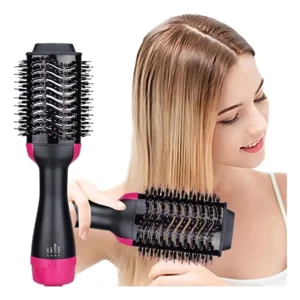 Escova Secadora 4 Em 1 Profissional 1200w Seca Alisa Modela Cabelo - Imagem 1