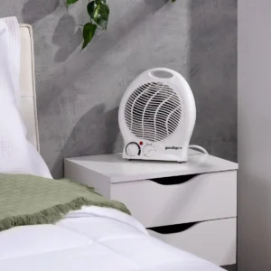 Aquecedor Elétrico 1500W Portátil Branco Good&Go Termoventilador - Imagem 4