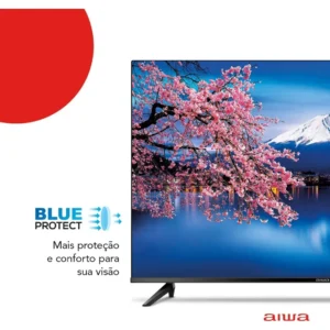 Smart TV AIWA 43” Android Full HD Borda Ultrafina HDR10 Dolby Áudio AWS-TV-43-BL-02-A - Imagem 5