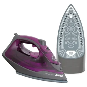 Ferro a vapor Arno Powergliss com base XGlide e vapor contínuo FPO1 - Imagem 1