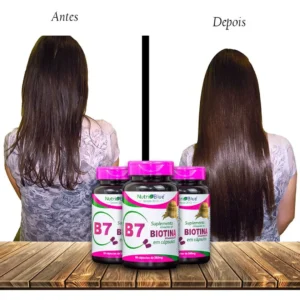 Remédio Anti Queda Capilar E Cresce Cabelo Biotina 60 Capsul - Imagem 5