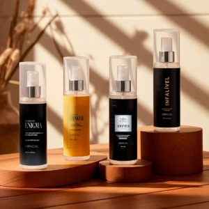 KIT BODY SPLASH MASCULINO INFALIVEL + ENIGMA + BANKER + ADVENTUS 200ML - PRIMACIAL PERFUME AMADEIRADO - Imagem 3