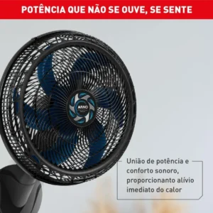 Ventilador Xtreme Force Breeze Parede 50cm Vb51 Estrutura Preto - Imagem 5