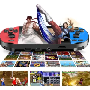 Máquinas Portáteis De Videogame Para Adultos E Crianças X7 Cor Azul Vermelho - Imagem 6