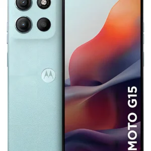 Smartphone Motorola Moto G15 - 128gb 12gb (4gb Ram+8gb Ram Boost) E Camera 50mp Com Ai E Night Vision Bateria De 5200 Mah Tela Fhd+ 6.7 Com Superbrilho Nfc Azul Claro - Imagem 1
