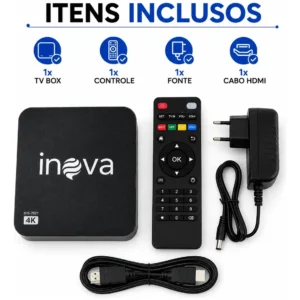 Inova tv box 4k TV Box 4K 6ª geração DIG-7021 - Imagem 7