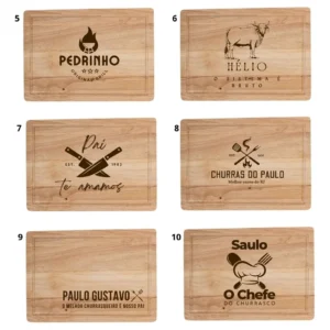 Kit Churrasco Personalizado - 8 Peças - Imagem 5
