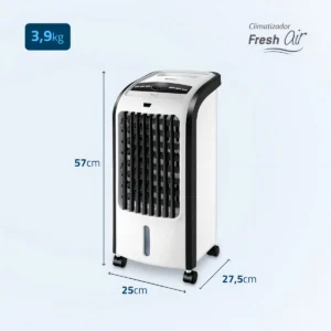 Climatizador Flash Air Mondial Branco/preto 80w Cl-03 - Imagem 7