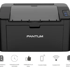 Impressora a laser Pantum P2500w 23 Ppm Conexão Usb e Wifi 127V - Imagem 3