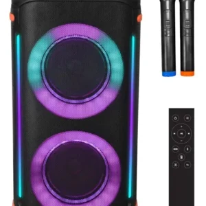 Caixa Som Philco Extreme 1200w Connection Tws Pcx6900 2 Mic Preto - Imagem 1