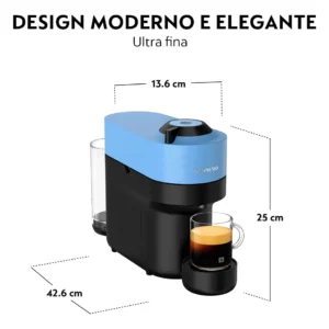 Cafeteira Nespresso Vertuo Pop Azul Pacífico - Imagem 3