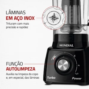 Liquidificador Turbo Power Mondial 550W - L-99 FB - Imagem 7
