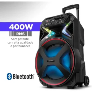 Caixa Amplificada Connect Lights Cm-400 Mondial Cor Preto - Imagem 4
