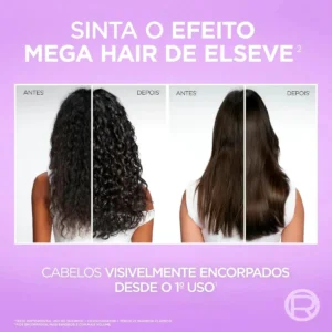 L'Oréal Paris Elseve Collagen Lifter Kit Shampoo, Condicionador e Sérum Leave-in com Peptídeos e Proteção Térmica para Cabelos Finos, Volume em 3D, 400ml + 400ml + 100ml - Imagem 6