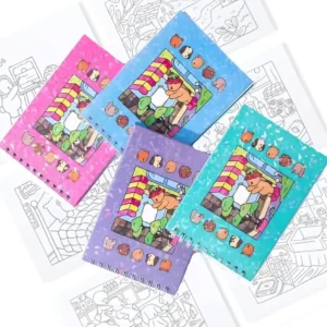 Kit 100 Canetinhas Touch + 2 Livros Capa Dura De Colorir - Imagem 6