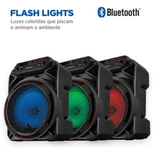 Caixa Amplificada Cm-150 Bivolt Preto Mondial - Imagem 5