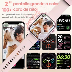 Relógio Smartwatch Inteligente Chamadas Bluetooth 3 Pulseira - Imagem 7