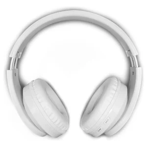 Fone De Ouvido Over-ear Sem Fio Megasonic B39 Branco Com Luz Led - Imagem 3