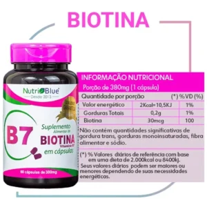 Remédio Anti Queda Capilar E Cresce Cabelo Biotina 60 Capsul - Imagem 8