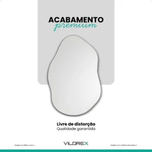 Espelho Ravenna 100x50cm Corpo Inteiro Grande Moderno Luxo - Imagem 7