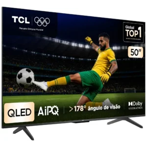 Smart TV TCL 50 Polegadas QLED 4K P7K WiFi Bluetooth Google TV HDR10+ Dolby Atmos Dolby Vision 50P7K - Imagem 2