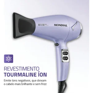 Secador De Cabelos Mondial Space Shine 2000w - Sc-21 | Lilas - Imagem 2