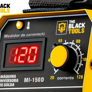 Máquina Inversora De Solda Portatil Mma Eletrodo MI150D 120A The Black Tools - Imagem 8