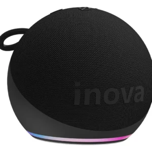 Inova Mini Caixa Caixinha De Som Bluetooth Portátil, Potente Tws Com Rádio Fm E Luzes Rgb, Ipx6 À Prova D'água, Longa Duração Caixa De Som Bluetooth - Imagem 1