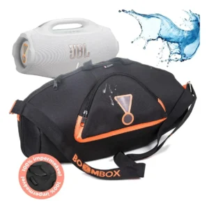 Capa Case Bolsa Jbl Boombox 4 Reforçada Transporte Seguro Cor Preto - Imagem 5