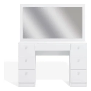 Penteadeira Ditália 7 Gavetas Pe-80 Branco Uv Acetinado - Imagem 8