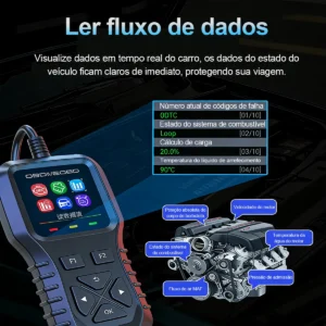 Scanner Automotivo Profissional Obd2 K1 Launch Diagnóstico - Imagem 6