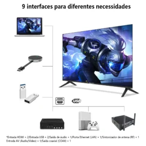Smart Tv 24 Led Hd Weyon Android 14 Tv Hdmi Usb Wifi 100/240v - Imagem 4
