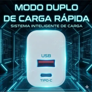 Carregador Turbo 40w Compativel Com iPhone 8 X Xr 11 12 13 14 Pro Max Usb Tipo C Duplo - Imagem 4