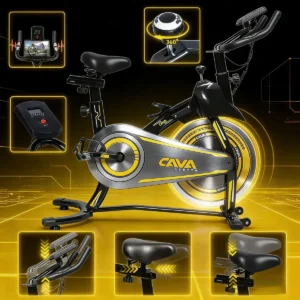 Bicicleta Spinning Cavalletta ZS-290 com Roda de Inércia de 13 kg para Treino Profissional - Imagem 3