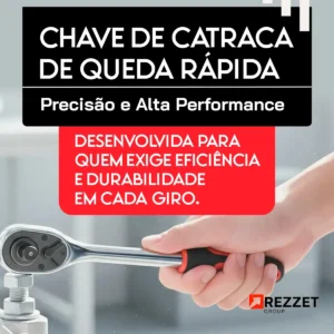 Kit Ferramentas Quicko 46 Peças com Soquetes e Chaves de Fenda, Catraca e Allen - Imagem 4