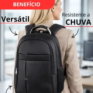 Mochila Masculina Grande Notebook Impermeável Reforçada - Imagem 6